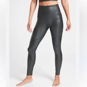 Athleta Delancey Gleam Moto Tight Black 3X